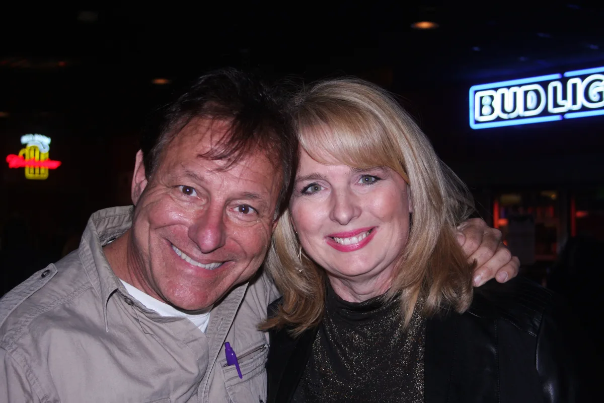 Scott with Diane Patterson, Banquet Hall Manager at Janesville Conference Center
